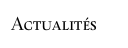 Actualités